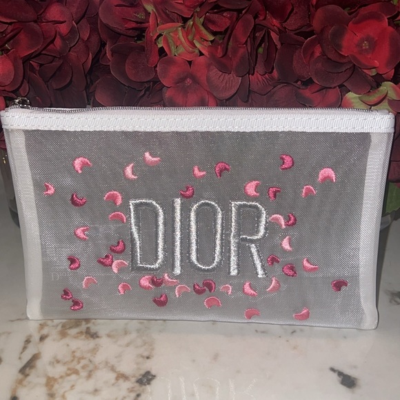 Dior Embroidered Pouch and Miss Dior Shower Milk/Rose Sorbet Body Gel set - Picture 3 of 8